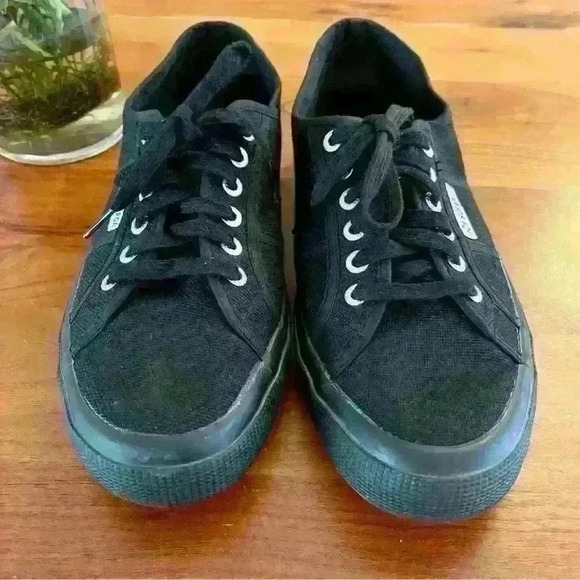 SUPERGA 2750  COTU CLASSIC FULL BLACK MENS US 10, EUR 43. - Picture 3 of 8